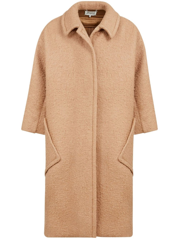 henrik vibskov Cocoon Wool Coat - Biscuit