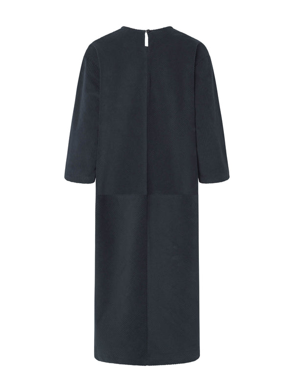 Henrik Vibskov Corduroy Radiant Dress - Grey Navy