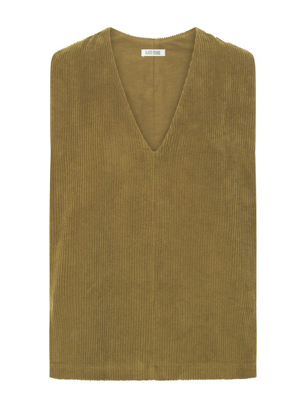 henrik vibskov Corduroy Vest - Olive