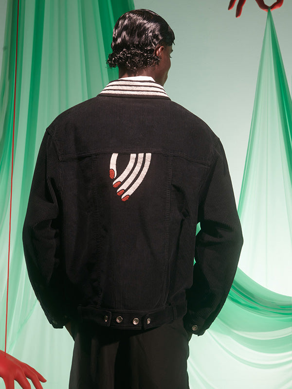 Henrik Vibskov Cosmos Corduroy Jacket - Black