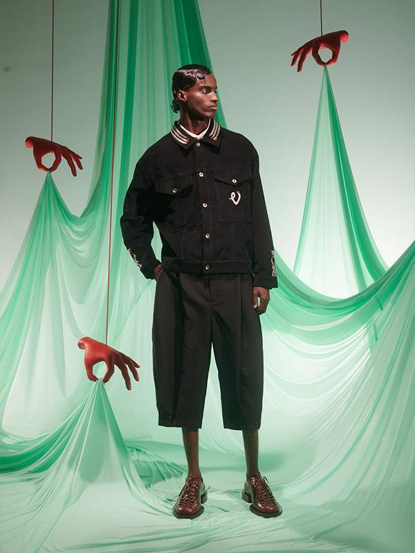 Henrik Vibskov Cosmos Corduroy Jacket - Black