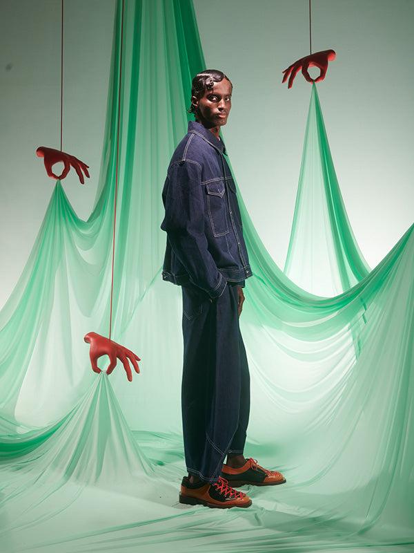 Henrik Vibskov Cosmos Denim Jacket - Navy Denim