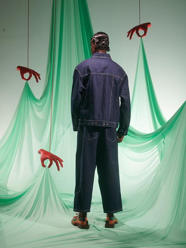 Henrik Vibskov Cosmos Denim Jacket - Navy Denim