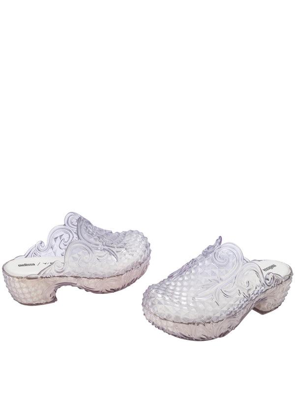Henrik Vibskov Court Clog - Clear/White