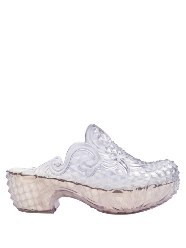 henrik vibskov Court Clog - Clear/White