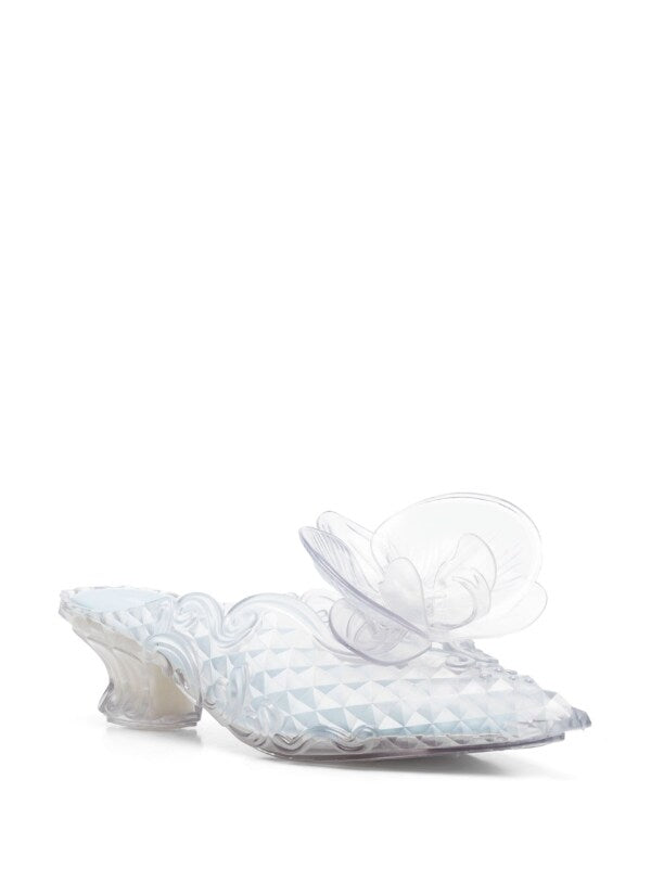 Henrik Vibskov Court Shoe With Flower In Clear