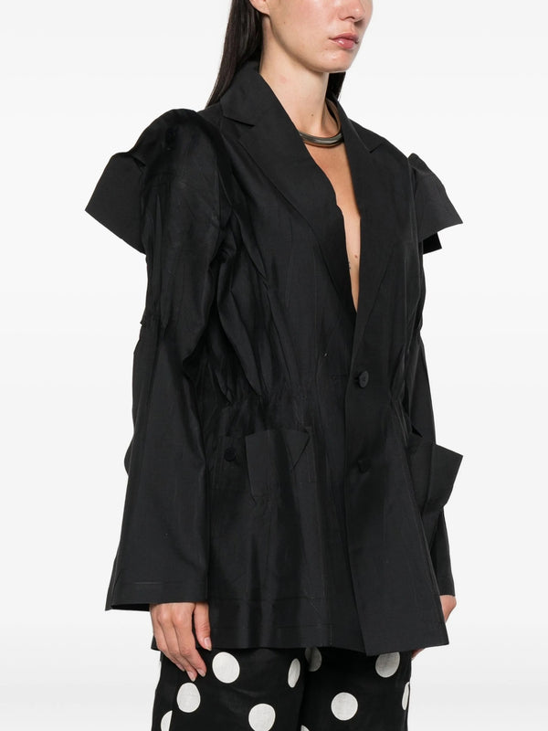 Henrik Vibskov Crimped And Pressed Jacket - Black