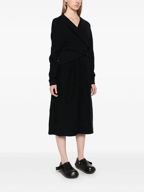 Henrik Vibskov Cross Jersey Dress - Black