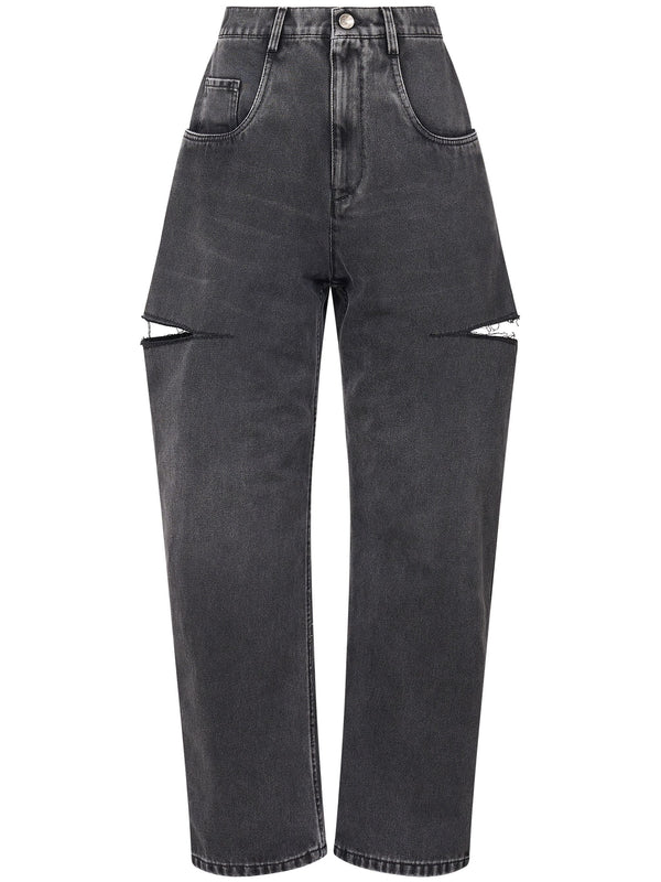 henrik vibskov Cut Out Jeans - Black Washed