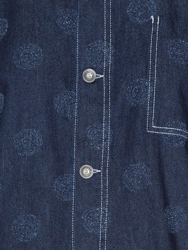 Henrik Vibskov Dart Denim Jacket - Needle Punch Dots