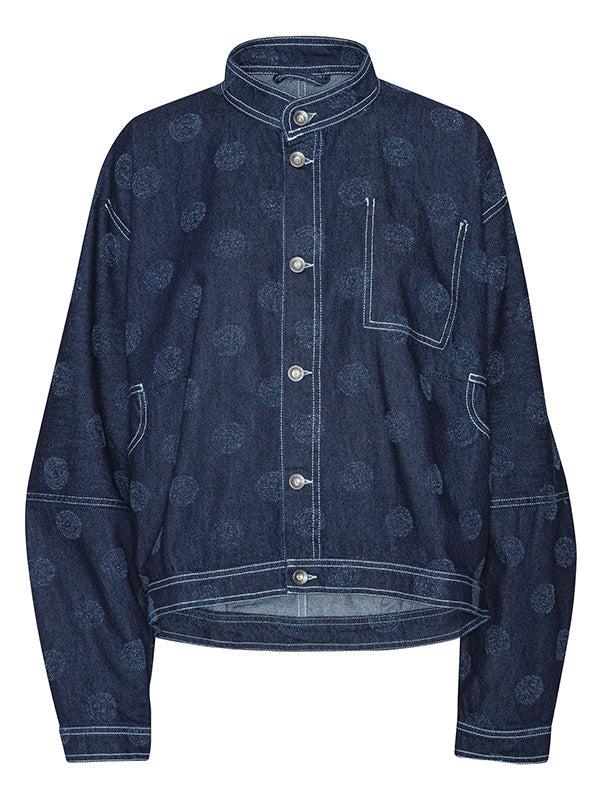 henrik vibskov Dart Denim Jacket - Needle Punch Dots