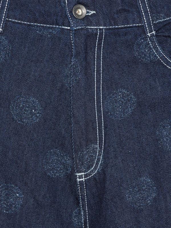 Henrik Vibskov Dart Denim Pants - Needle Punch Dots