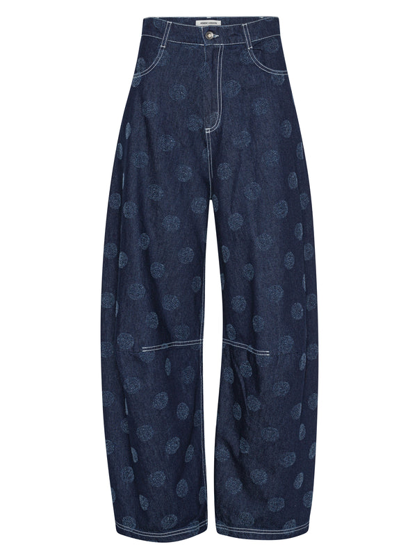 henrik vibskov Dart Denim Pants - Needle Punch Dots