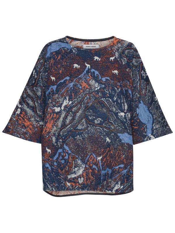 henrik vibskov Dart Tee - Gobelin Goats