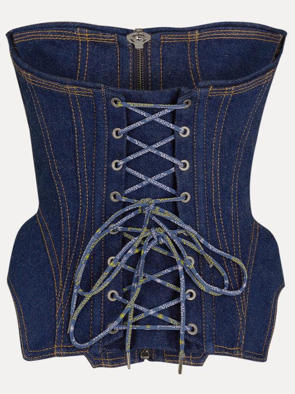 Henrik Vibskov Denim Cobrax Corset - Indigo