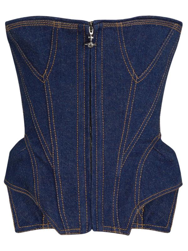 henrik vibskov Denim Cobrax Corset - Indigo