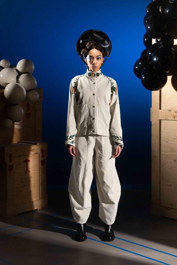 Henrik Vibskov Digi Corduroy Pant - Fog