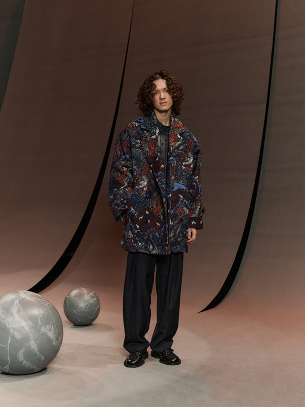 Henrik Vibskov Dimout Coat - Gobelin Goats