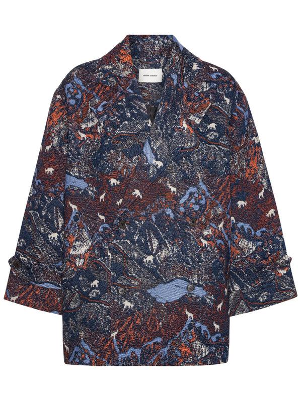 henrik vibskov Dimout Coat - Gobelin Goats