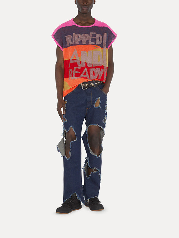 Henrik Vibskov Distressed Vest - Multi