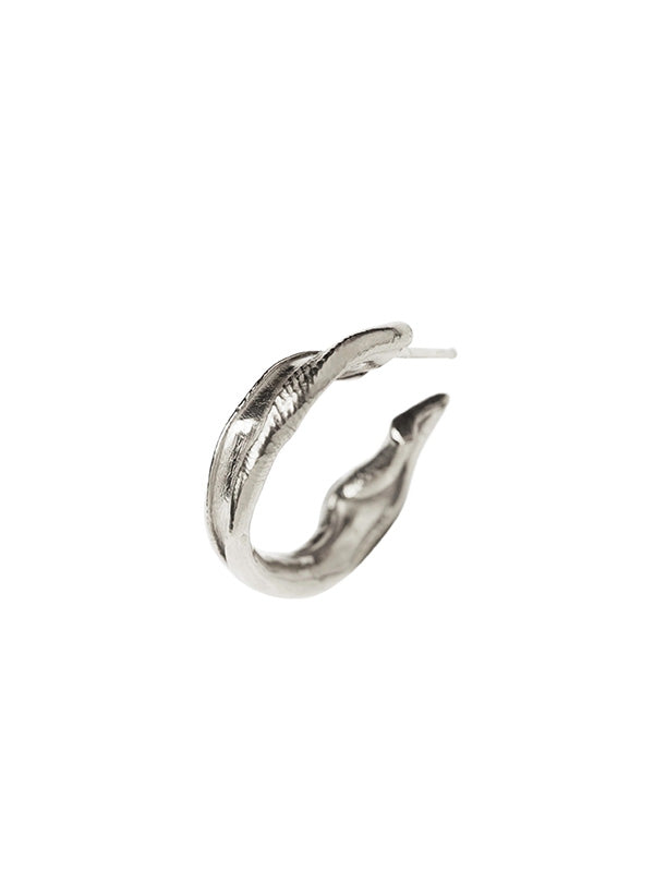 Henrik Vibskov Drip Chunky Hoop Right - Silver
