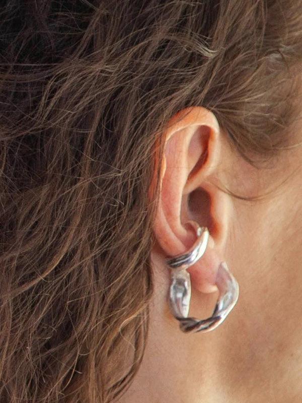 Henrik Vibskov Drip Earcrawler Right - Silver