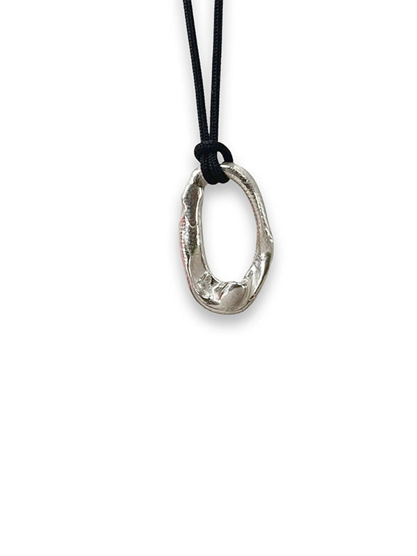 henrik vibskov Drip Pendant W Cord - Silver