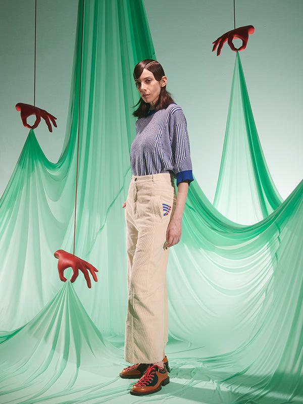 Henrik Vibskov Dusk Corduroy Pants - Ecru