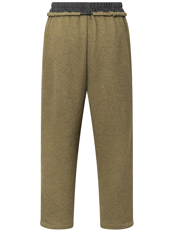 Henrik Vibskov Dylan Wool Pants - Olive Green