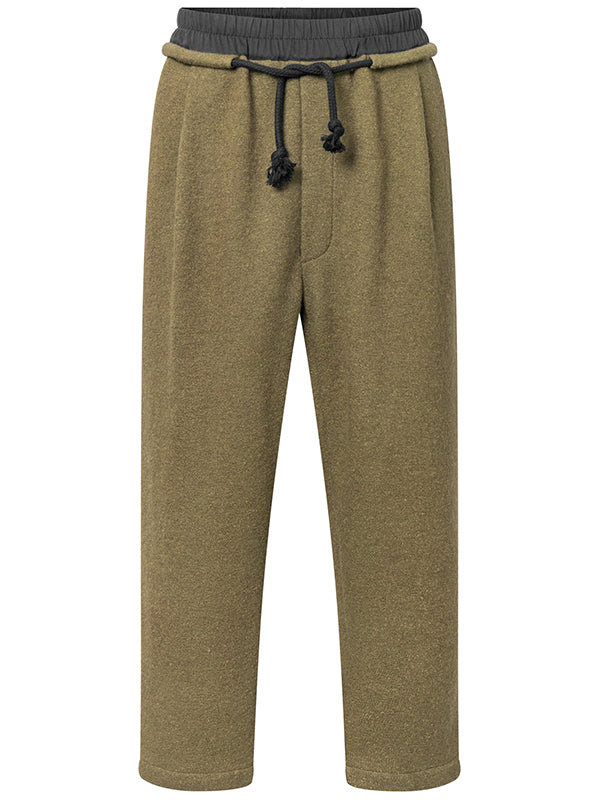 henrik vibskov Dylan Wool Pants - Olive Green