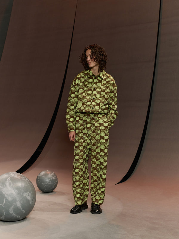 Henrik Vibskov Eclipse Pants - Footprints Brown