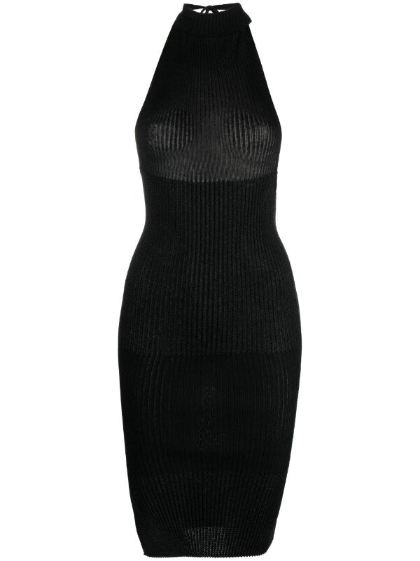 henrik vibskov Emma Drape Dress - Black