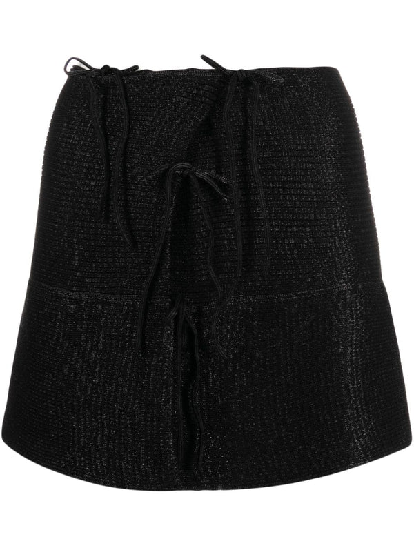 henrik vibskov Emma Flared Mini Skirt - Black