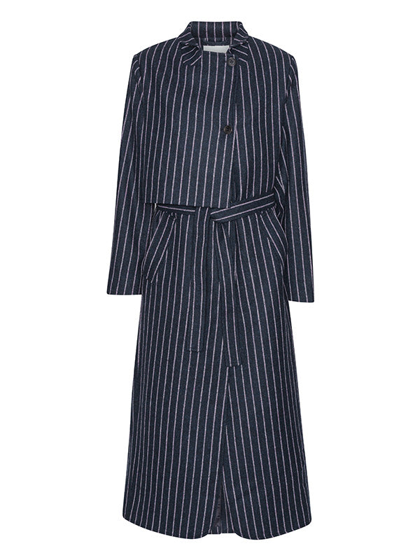 henrik vibskov Evening Coat - Pinstripe