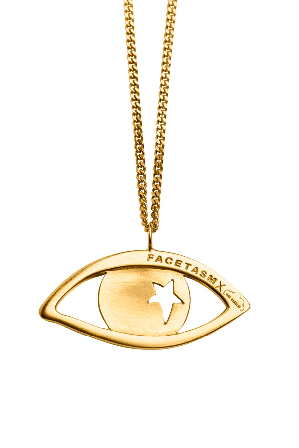 henrik vibskov Eye Pendant Necklace - Gold Plated