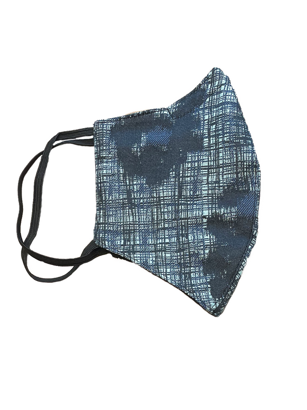 Henrik Vibskov Face Mask - Mint Blue Flowers