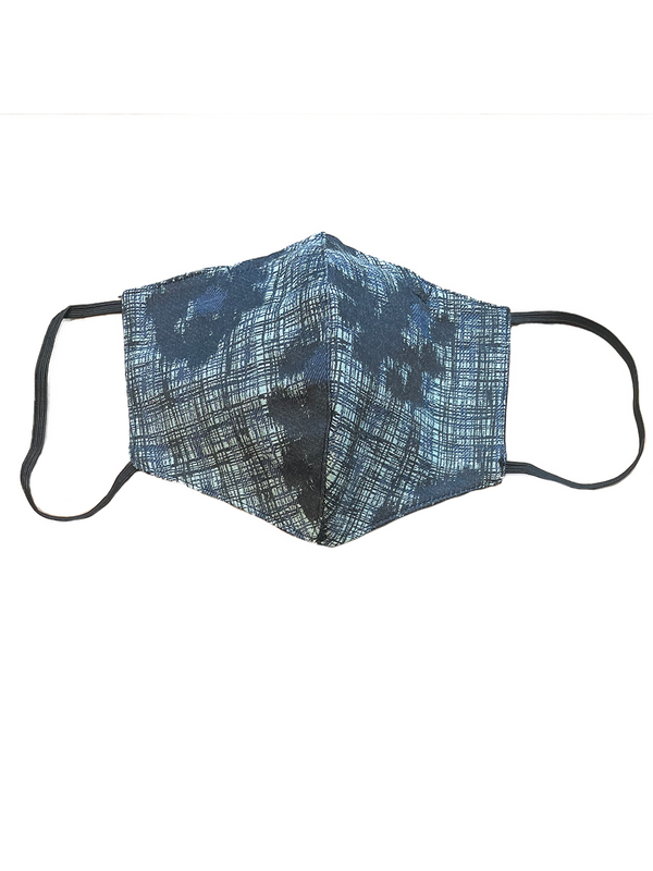 henrik vibskov Face Mask - Mint Blue Flowers