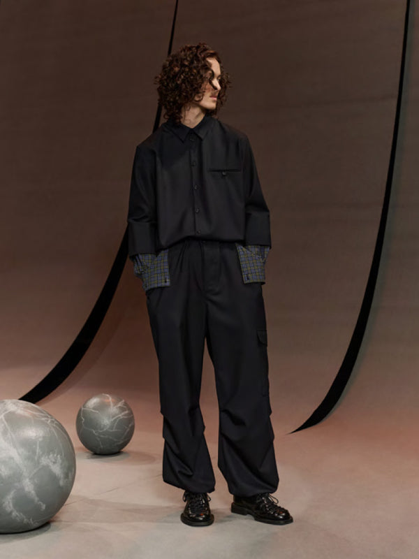 Henrik Vibskov Field Pants - Tropical Navy
