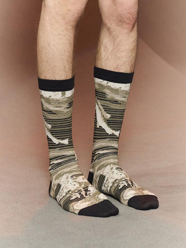 Henrik Vibskov Fishes Socks - Fishes White