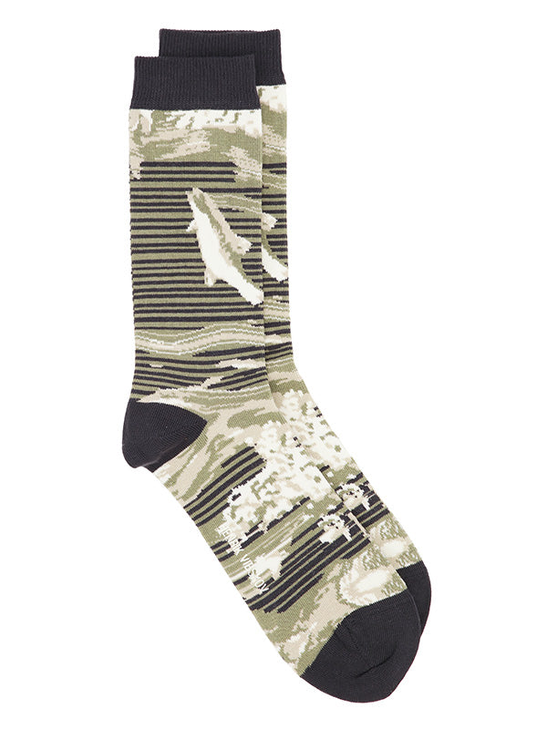 henrik vibskov Fishes Socks - Fishes White
