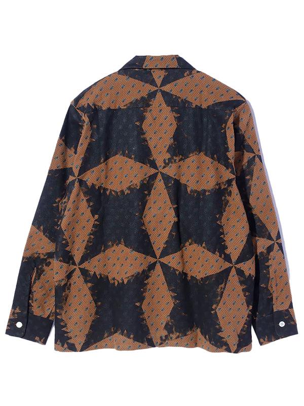 Henrik Vibskov Flannel Open Collar Shirt - Brown