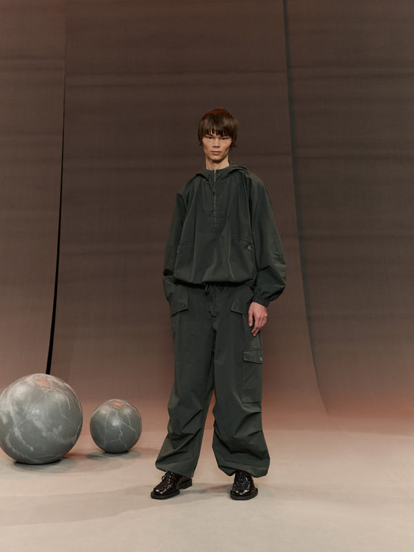 Henrik Vibskov Flat Anorak - Dark Petrol