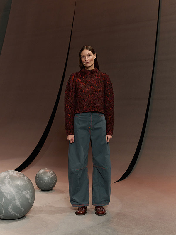 Henrik Vibskov Flat Knitted Sweater - Flat Brown