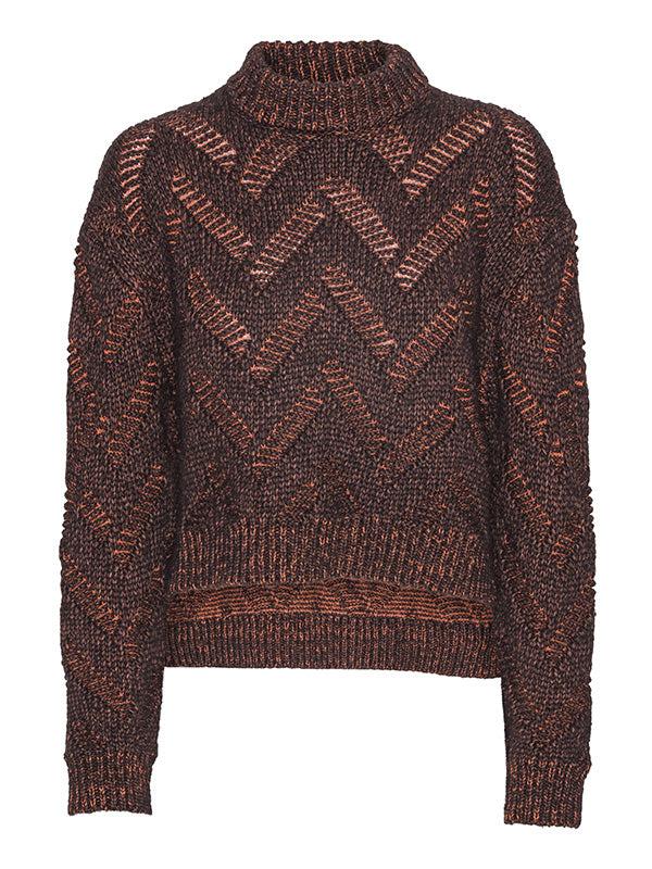 henrik vibskov Flat Knitted Sweater - Flat Brown