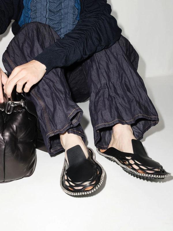 Henrik Vibskov Flat Moccassin - Black