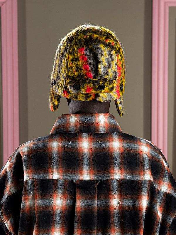 Henrik Vibskov Floppy Hat - Multi Colored Checks