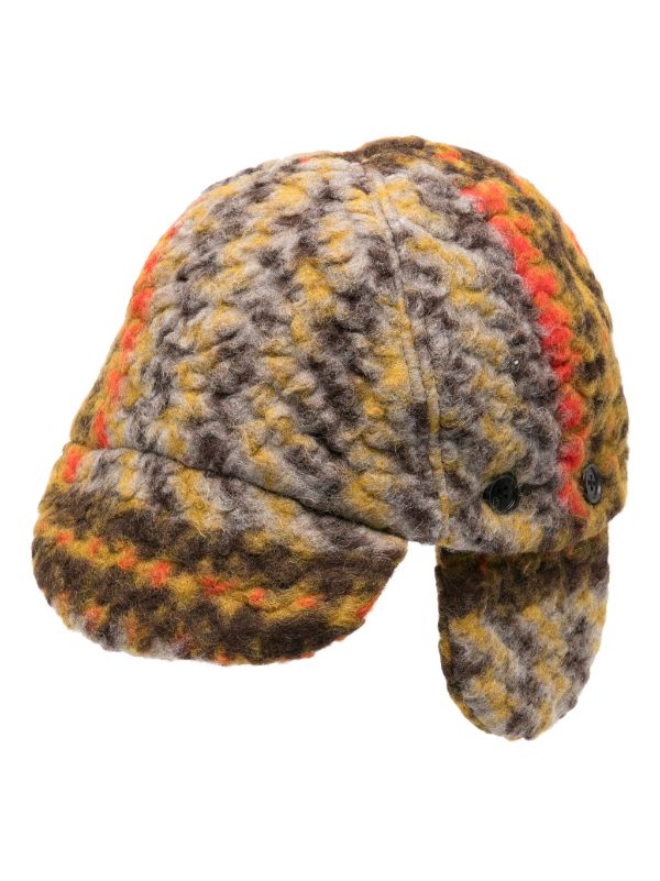 henrik vibskov Floppy Hat - Multi Colored Checks