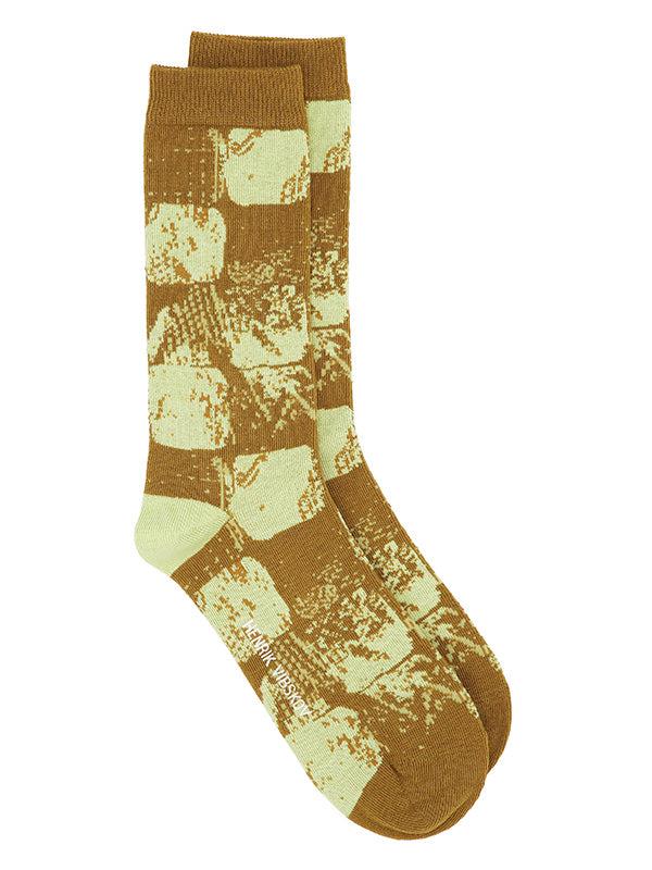 henrik vibskov Footstep Socks - Footstep Brown