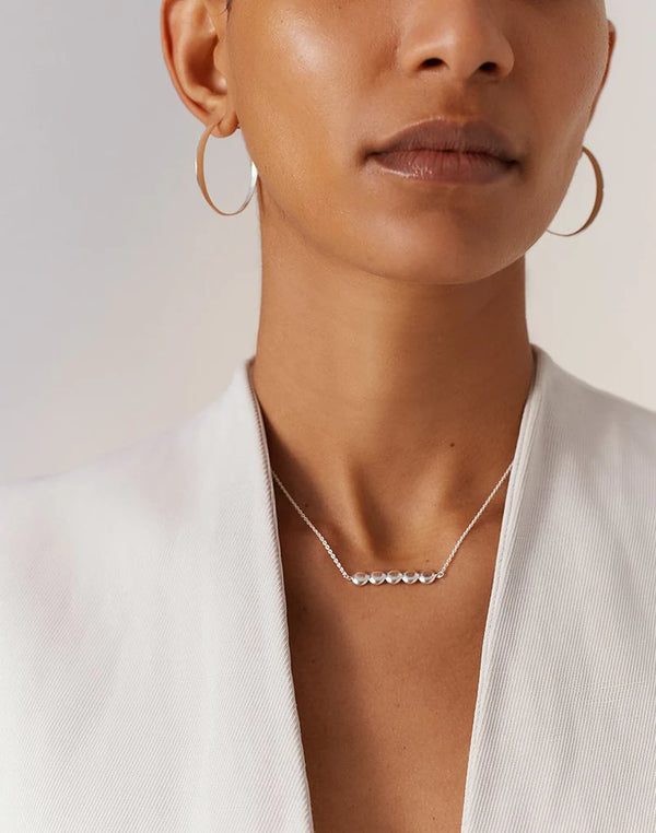 Henrik Vibskov Glow Medium Earring Hoop - Silver