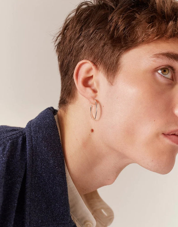 Henrik Vibskov Glow Small Earring Hoop - Silver